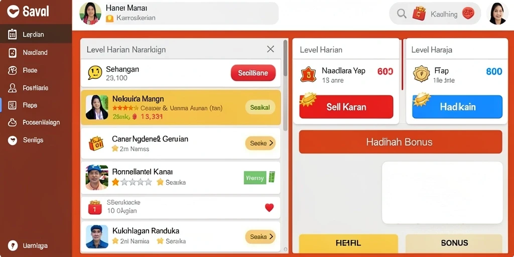 marina77 - Fitur karakter unik dengan kemampuan berbeda.